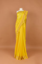 Yellow Cotton Double Padar Paithani