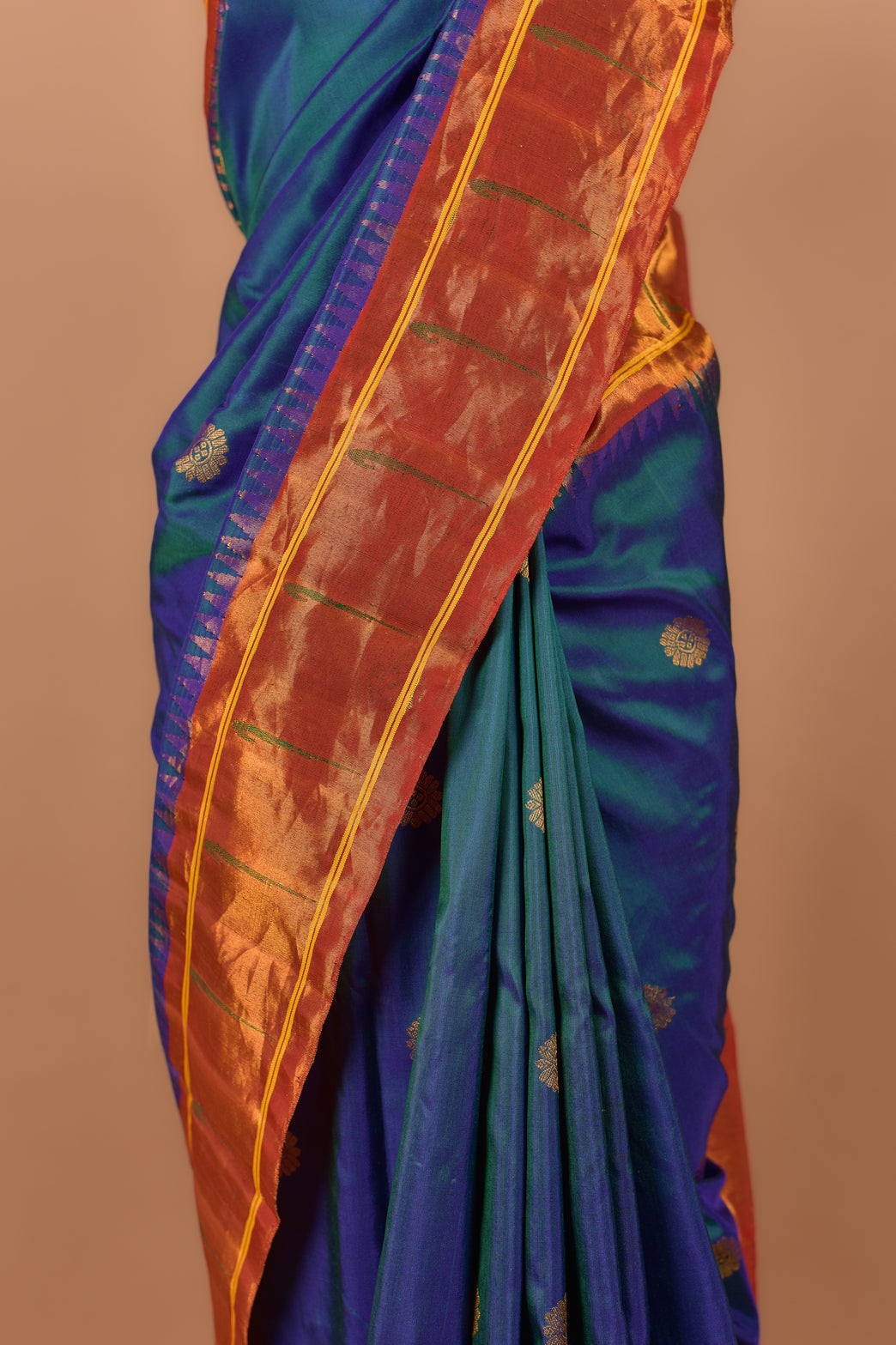 Single Muniya Brocade Paithani