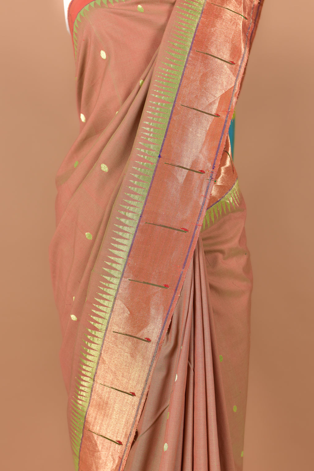 Cotton Single Muniya Paithani