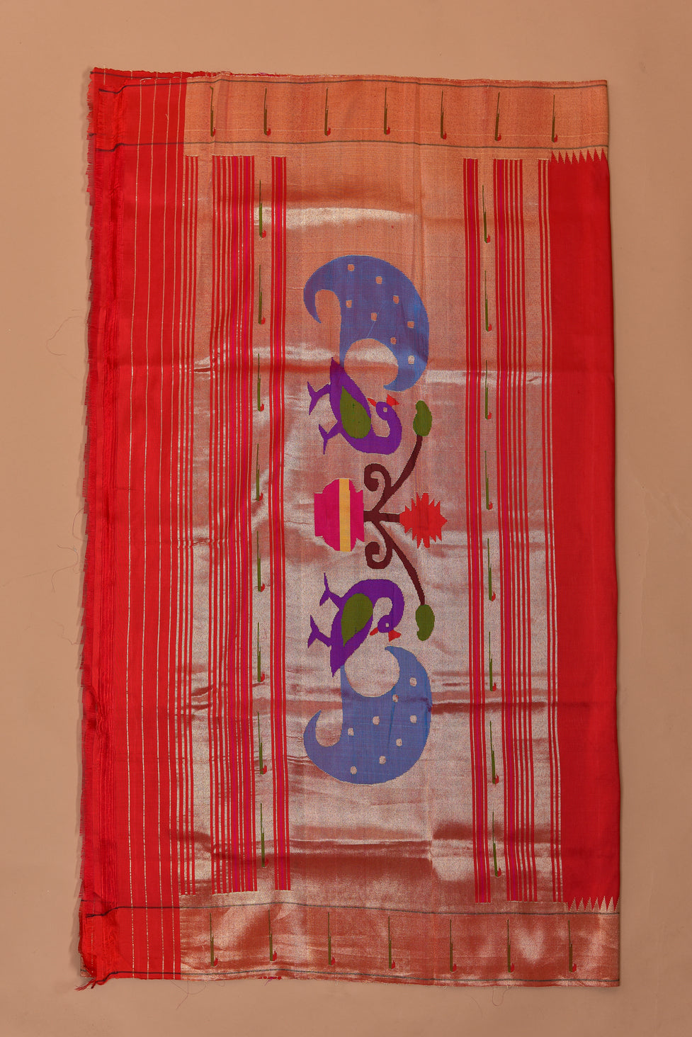 Red Single Muniya Shela