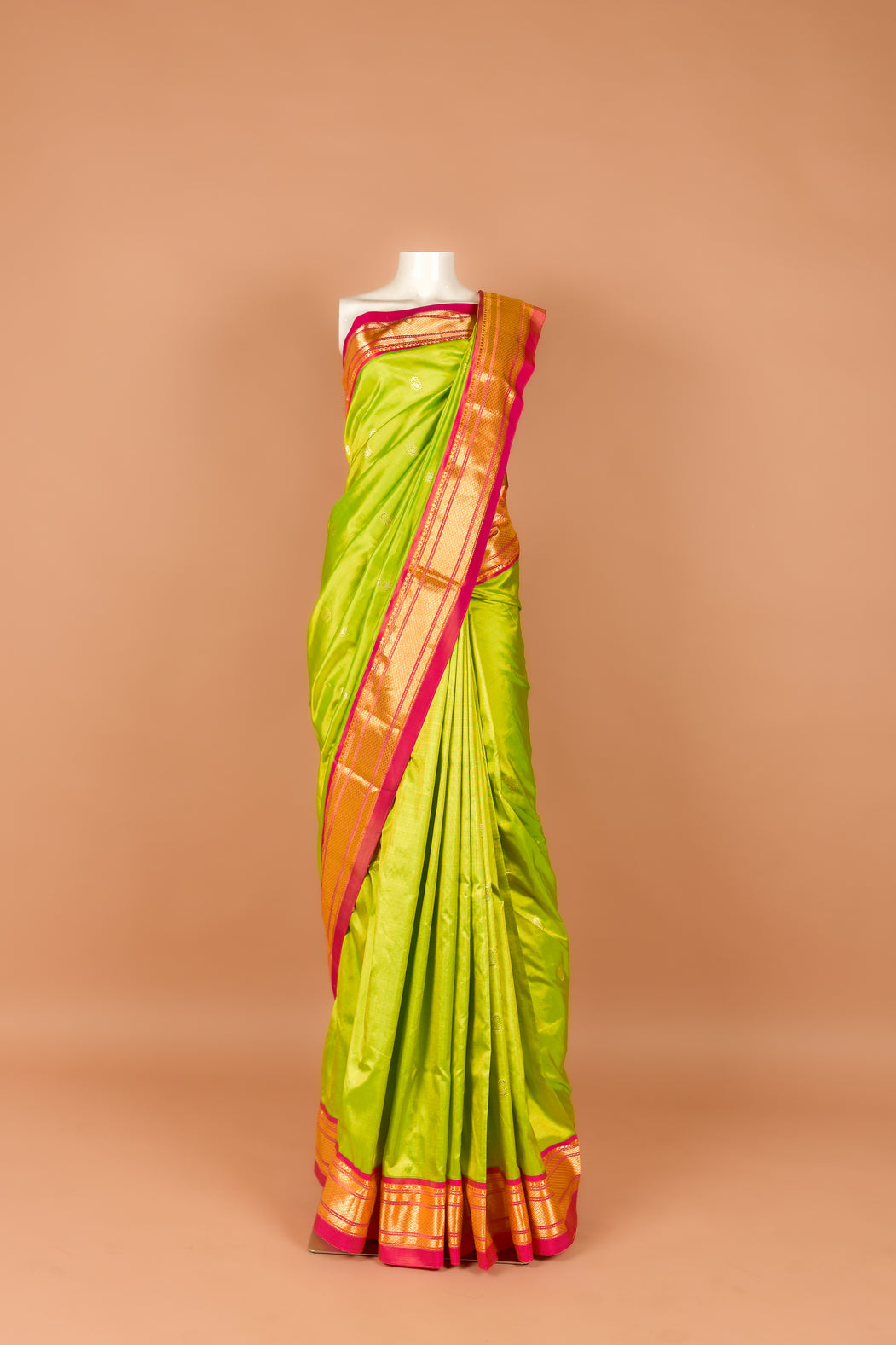 Green Kagdi Padar Paithani