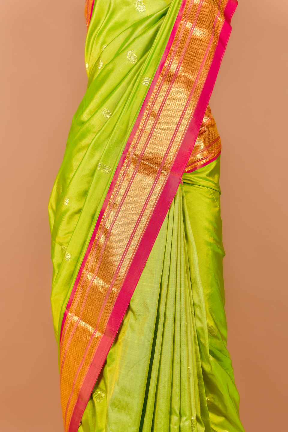 Green Kagdi Padar Paithani