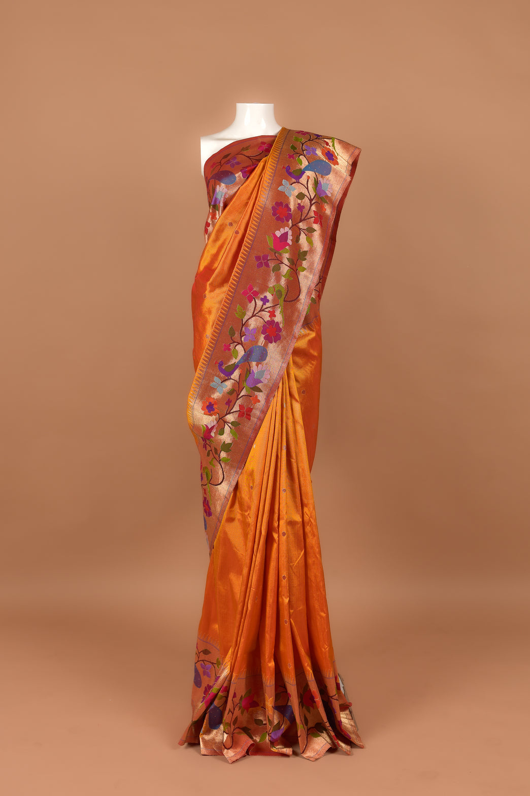 Flower vel Paithani